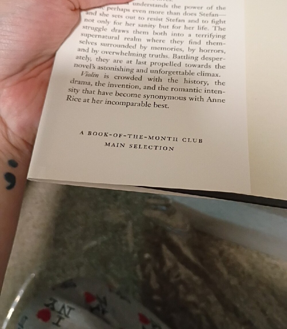 - Violin - Anne Rice 1st Edition - Picture 7 of 8